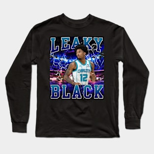 Leaky Black Long Sleeve T-Shirt